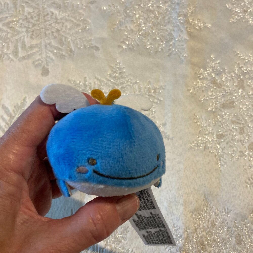 Jinbesan Kokujira Mochi San-x Plush Keychain from Blind Box - Picture 3 of 8